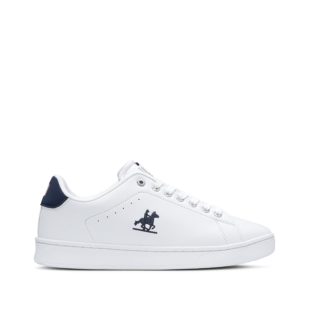 Sapatilha Casual Homem Branco E Azul
