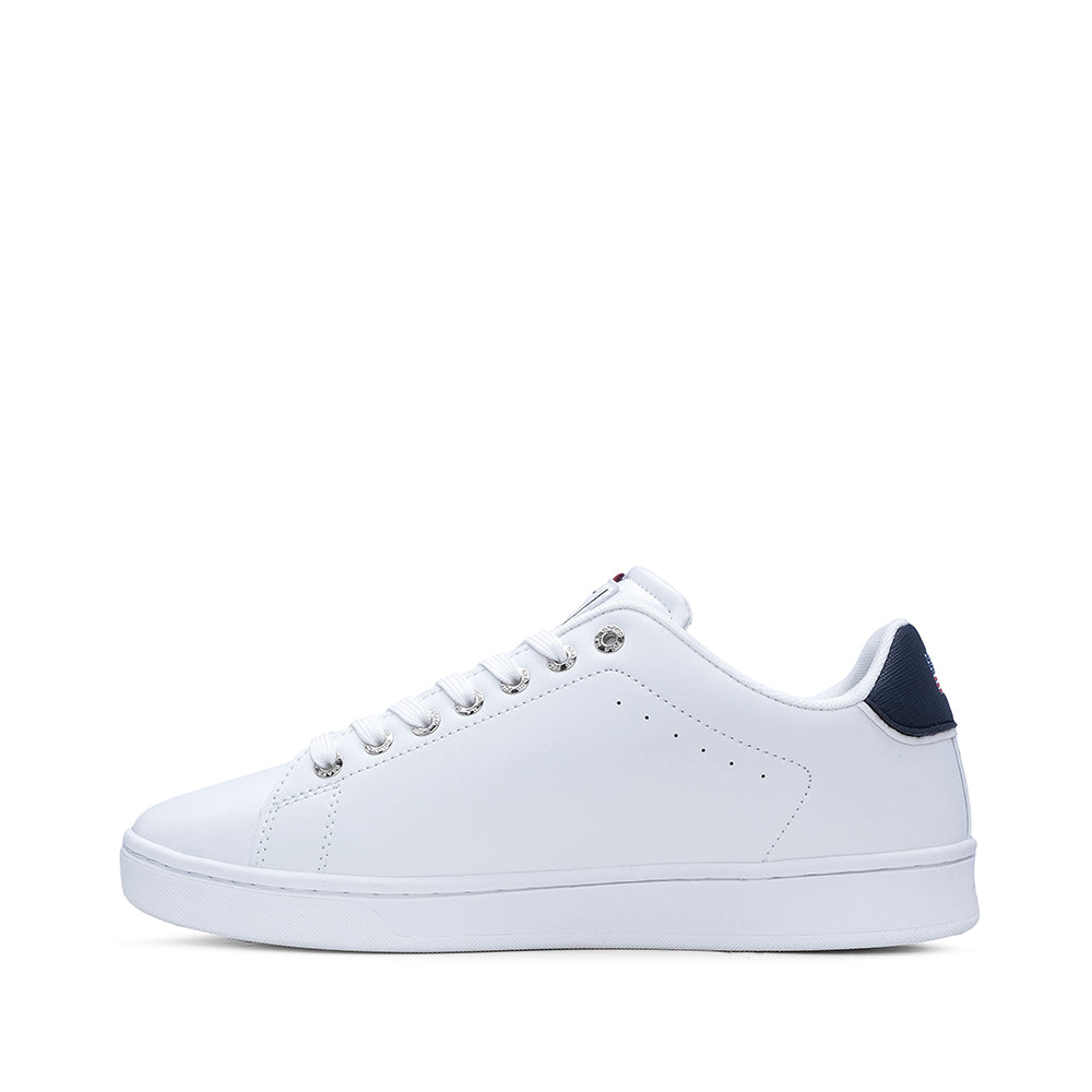 Sapatilha Casual Homem Branco E Azul