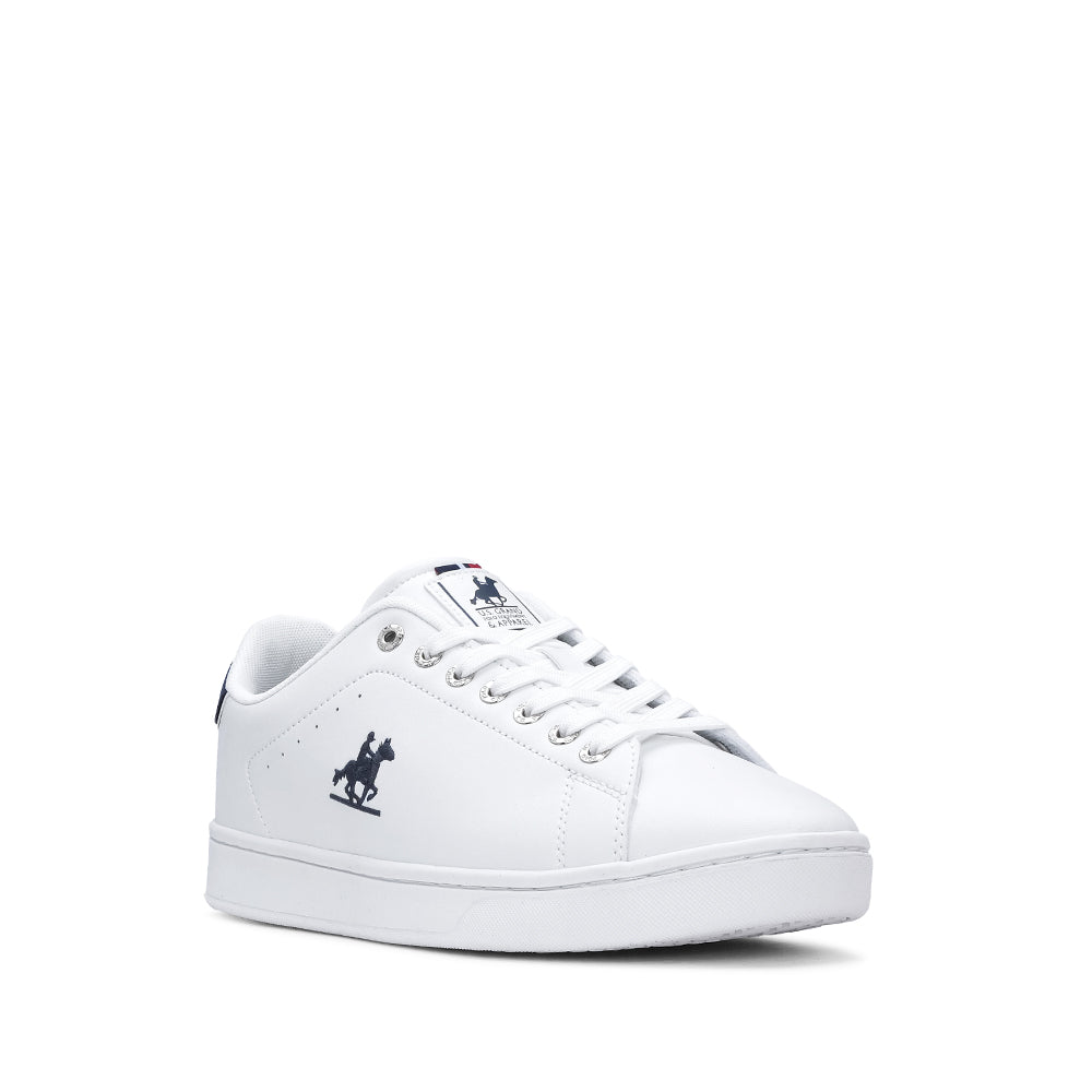 Sapatilha Casual Homem Branco E Azul