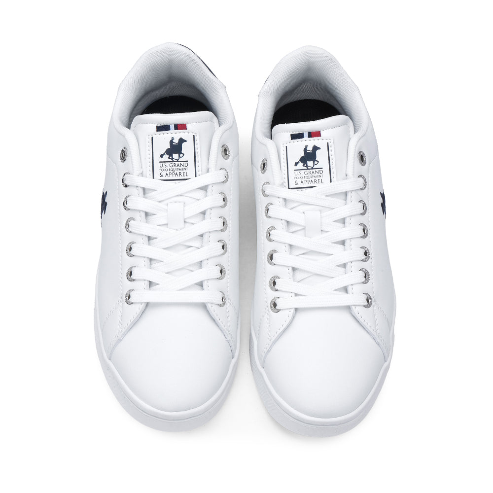 Sapatilha Casual Homem Branco E Azul