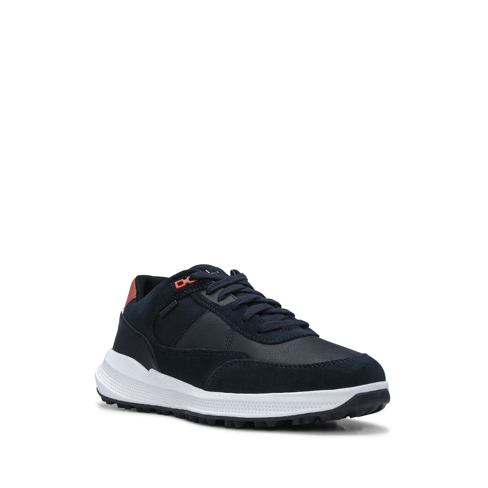 Sapatilha Casual Homem Pele Azul Marinho