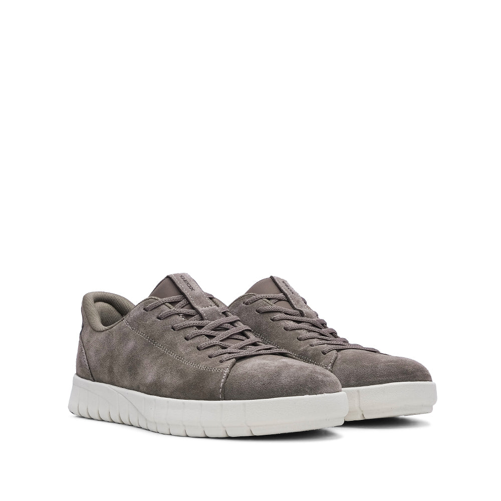 Sapatilha Casual Homem Camurça Taupe