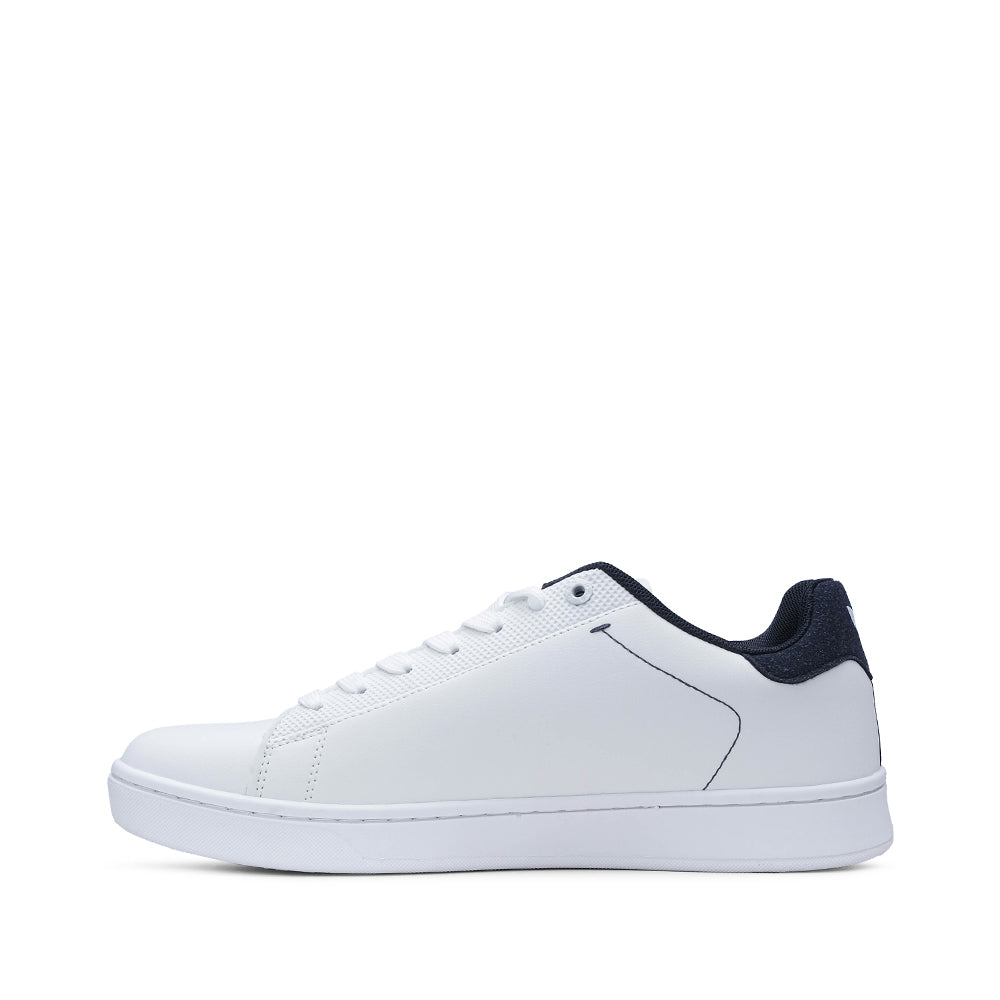 Sapatilha Casual Homem Pele Sintética Branco E Azul