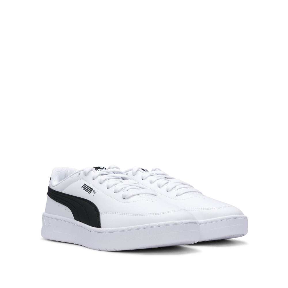 Sapatilha Casual Homem Pele Sintética Branco E Preto