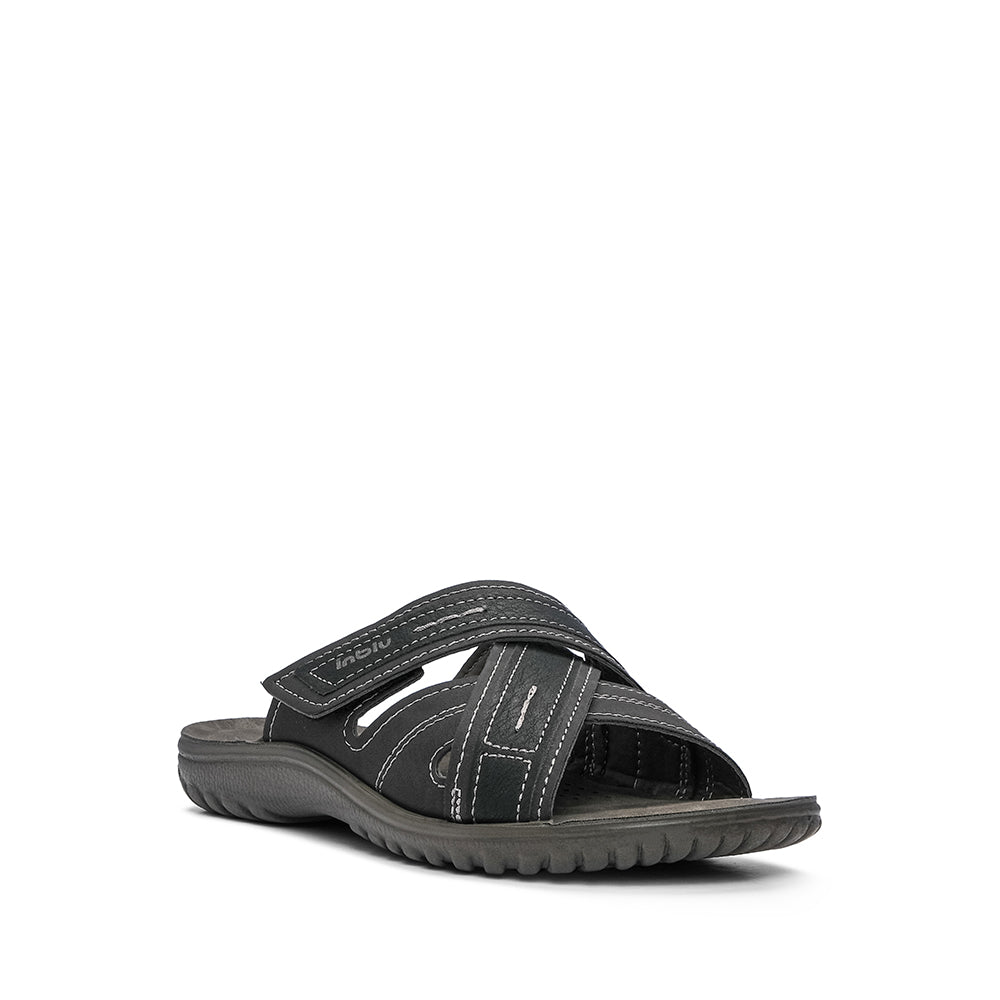 Chinelo Casual Homem Pele Sintética Preto