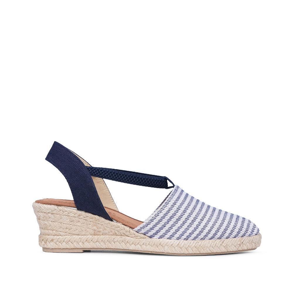 Sapato Alpercatas Mulher Têxtil Azul Marinho