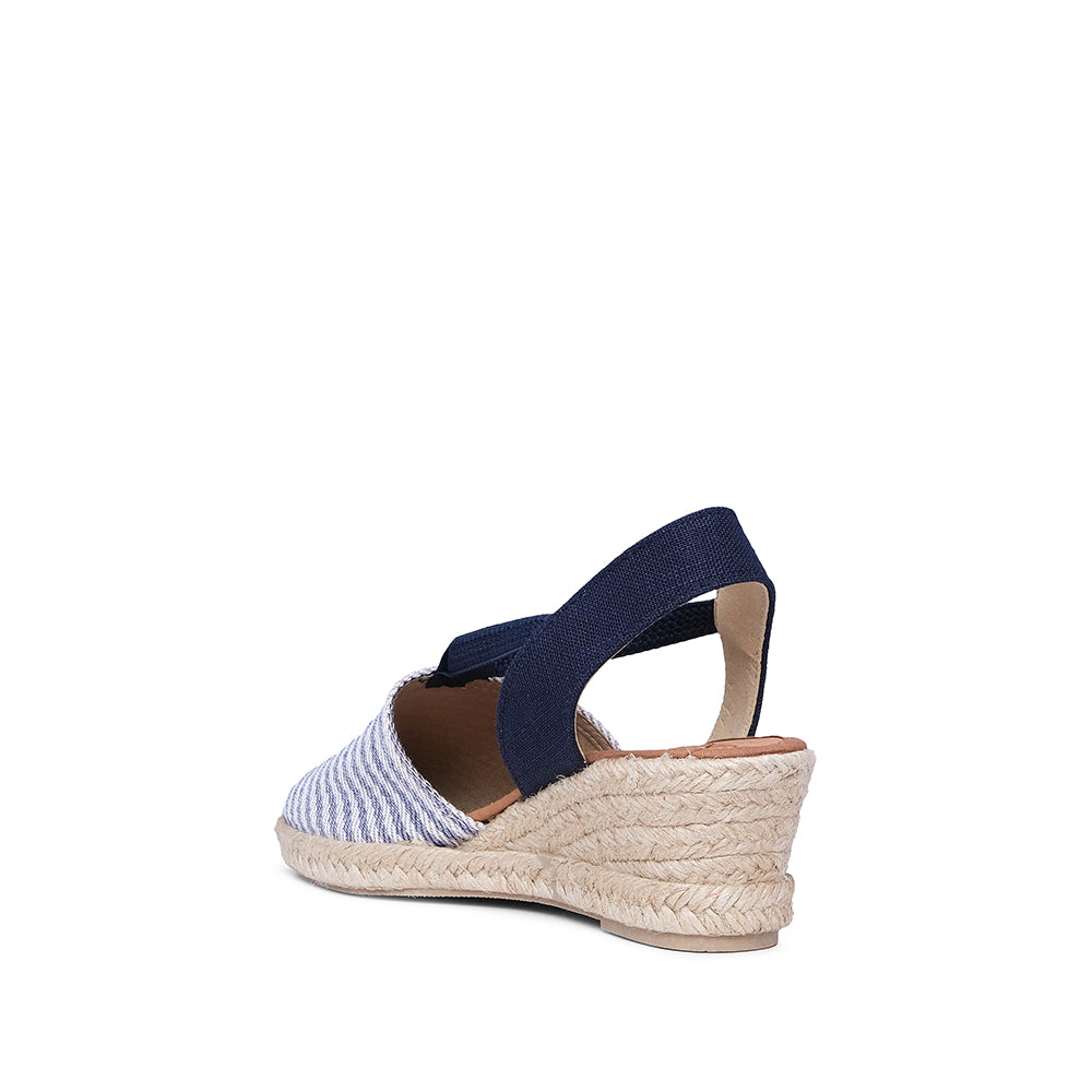 Sapato Alpercatas Mulher Têxtil Azul Marinho