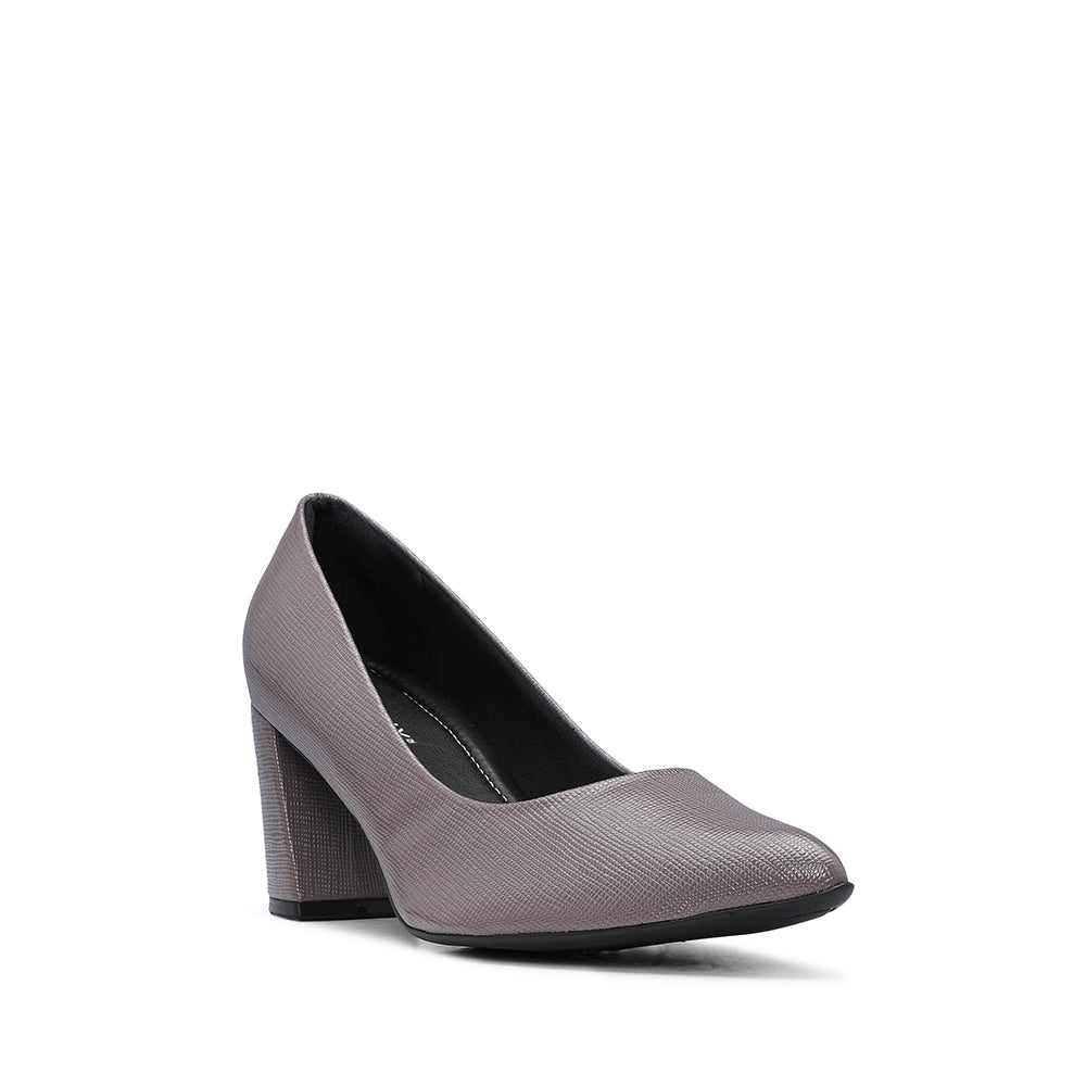 Sapato Casual Mulher Gravado Taupe