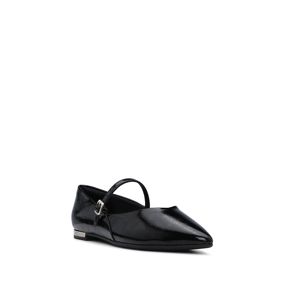Sapato Sabrinas Mulher Verniz Preto