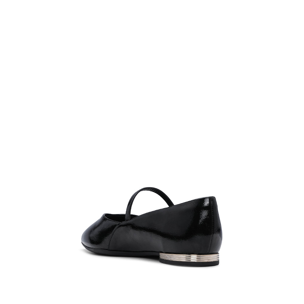 Sapato Sabrinas Mulher Verniz Preto