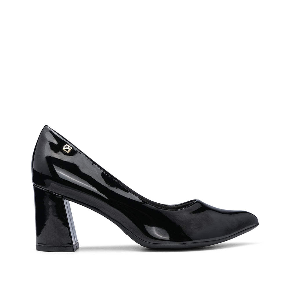 Sapato Salto Alto Mulher Verniz Preto