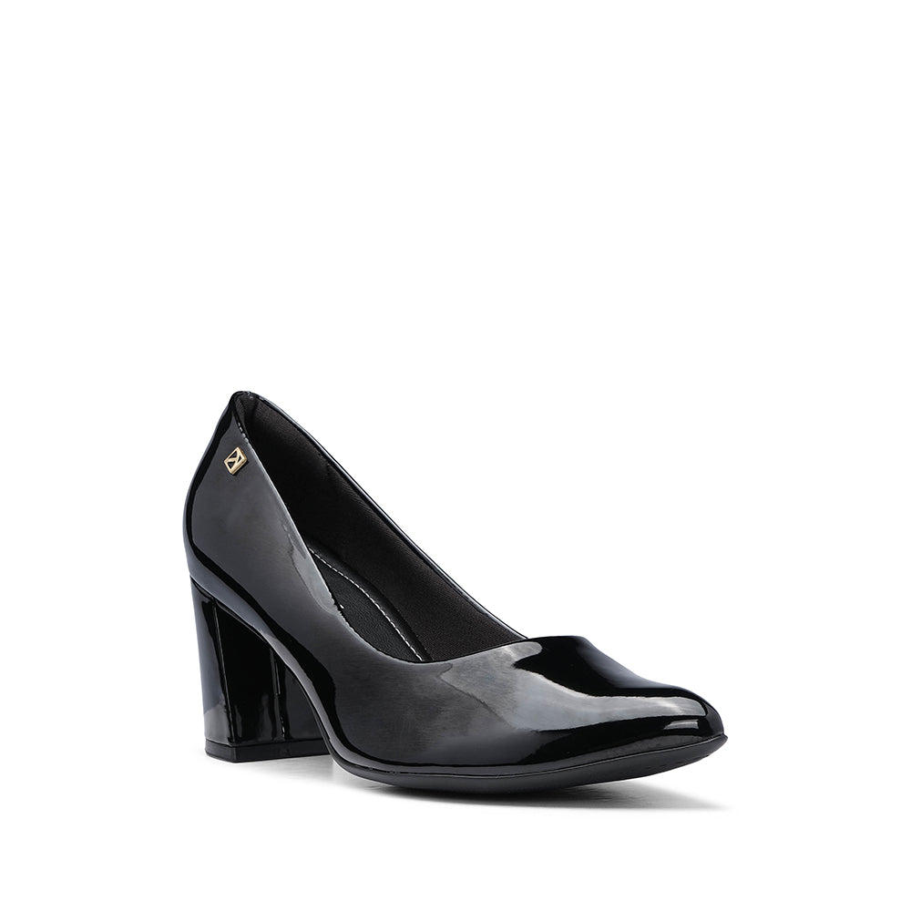 Sapato Salto Alto Mulher Verniz Preto
