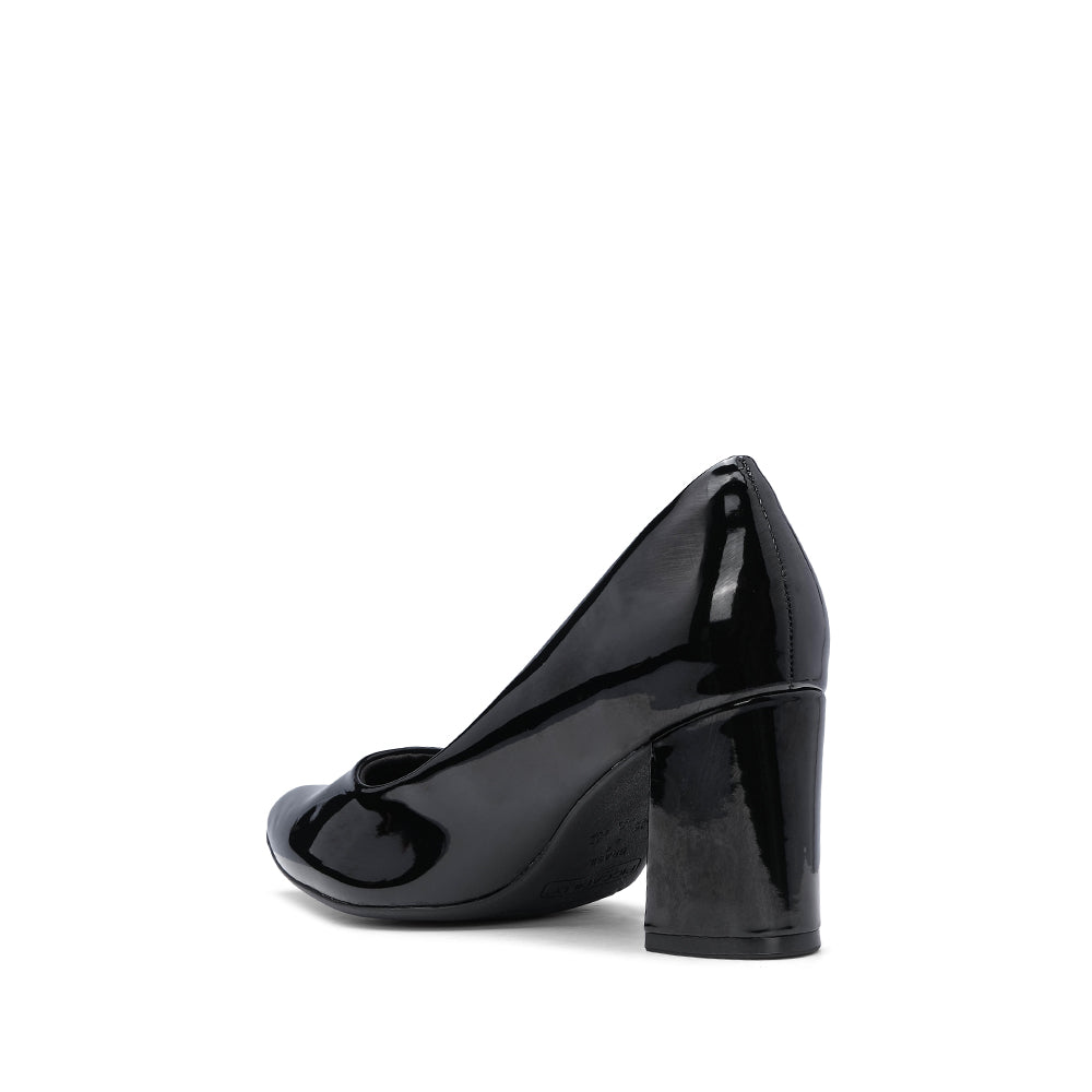 Sapato Salto Alto Mulher Verniz Preto