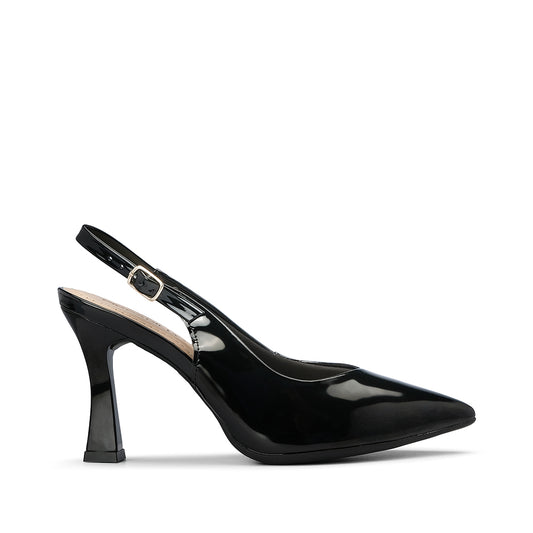 Sapato Salto Alto Mulher Verniz Preto