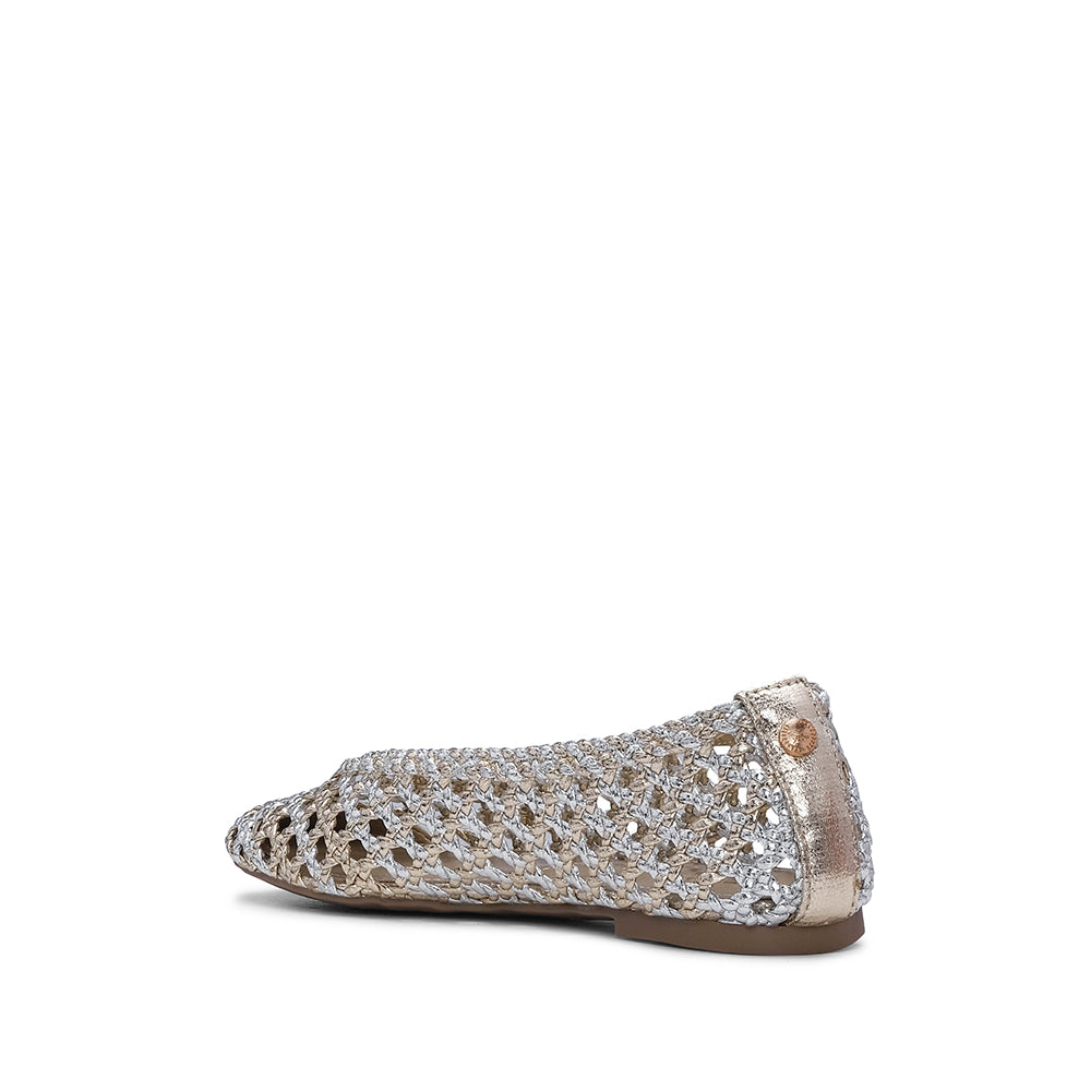 Sapato Sabrinas Mulher Dourado
