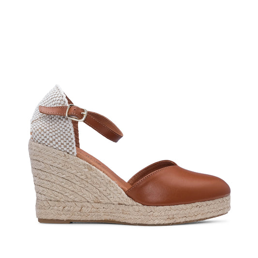 Sapato Alpercatas Mulher Pele Camel