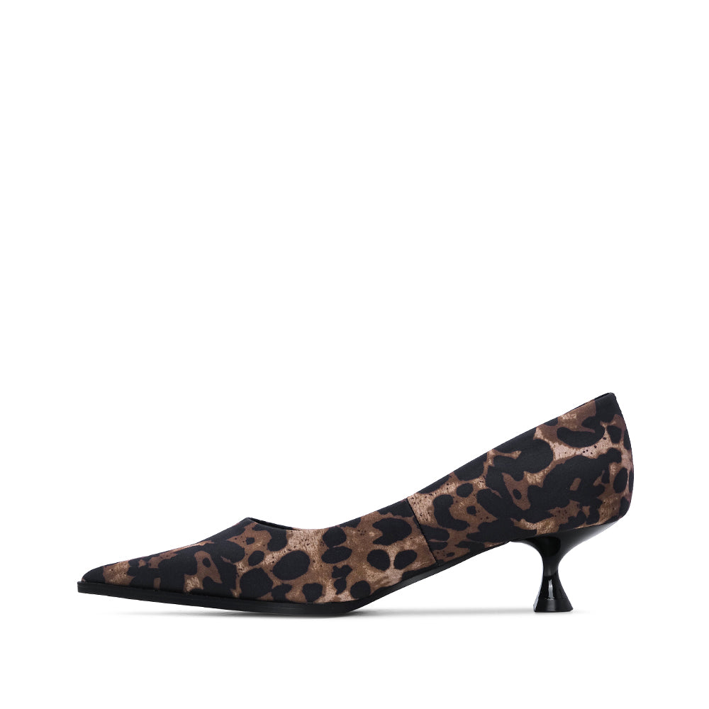 Sapato Salto Médio Mulher Leopardo
