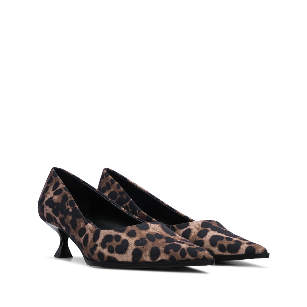 Sapato Salto Médio Mulher Leopardo