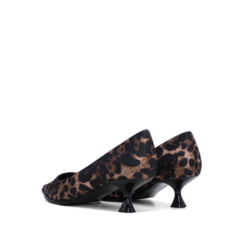 Sapato Salto Médio Mulher Leopardo