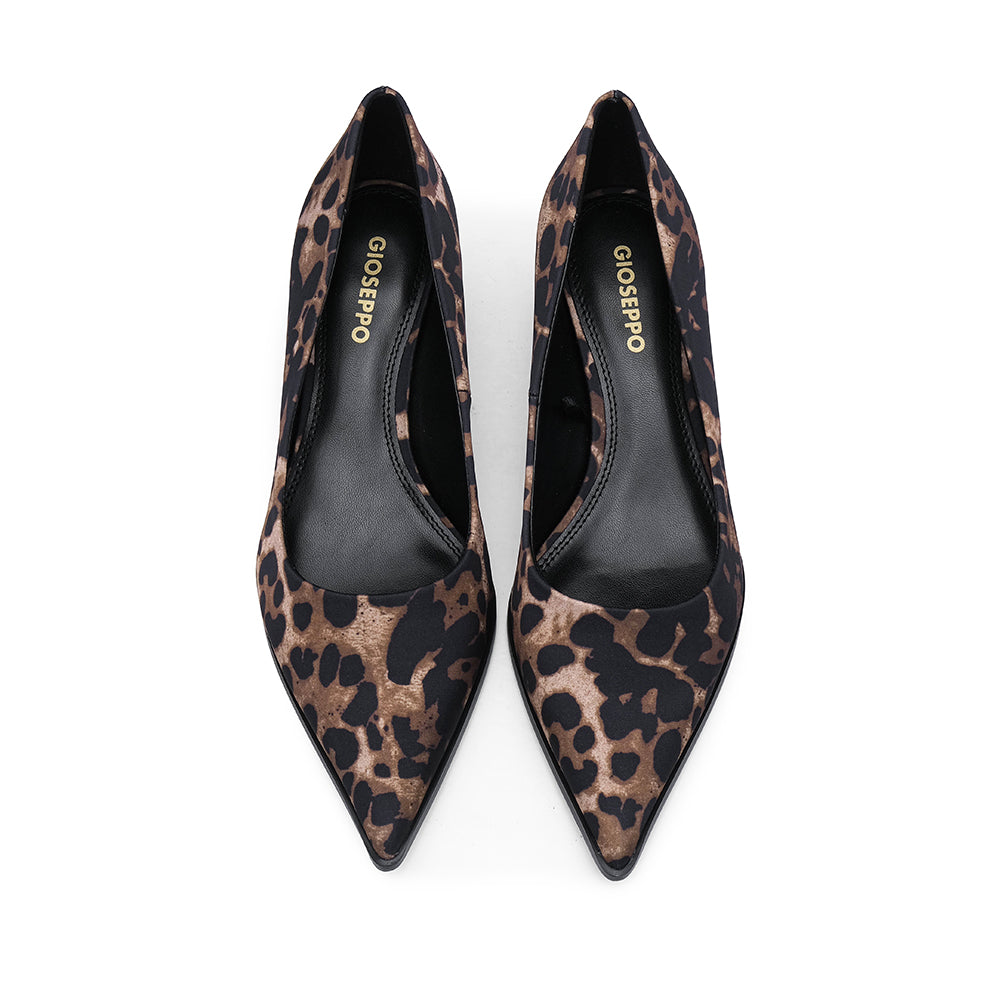 Sapato Salto Médio Mulher Leopardo