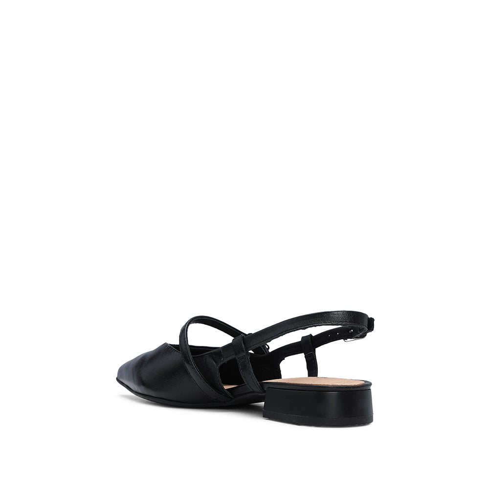 Sapato Mary Jane Mulher Pele Preto