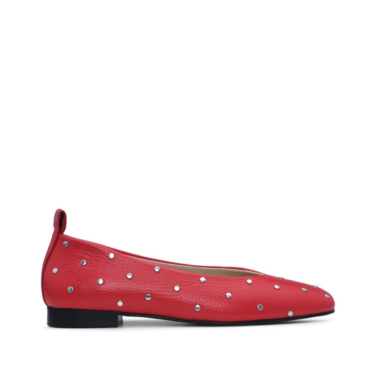 Sapato Sabrinas Mulher Pele Vermelho
