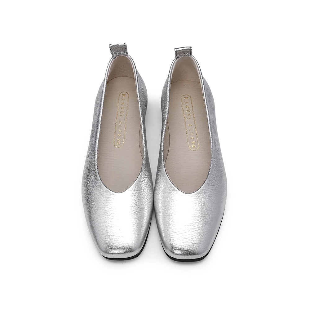 Sapato Sabrinas Mulher Metalizado Prata