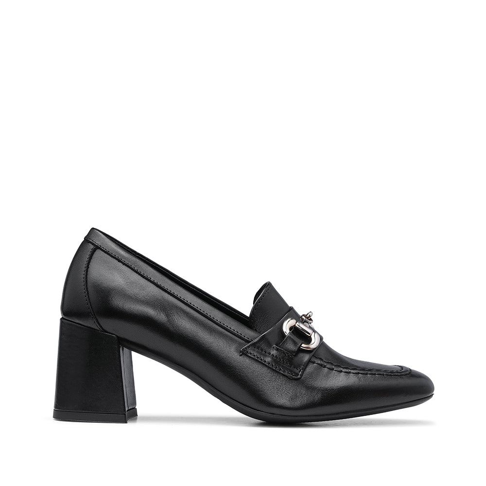 Sapato Salto Médio Mulher Pele Preto