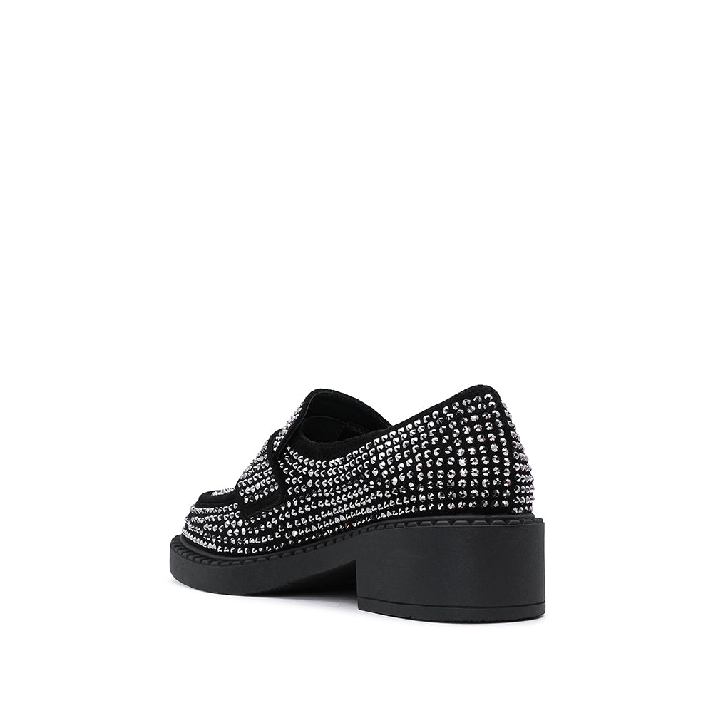 Sapato Mocassim Mulher Camurça Preto