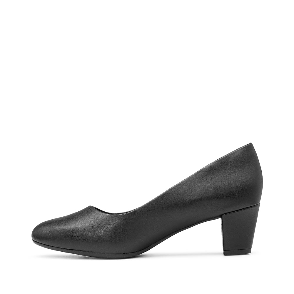 Sapato Salto Médio Mulher Pele Preto
