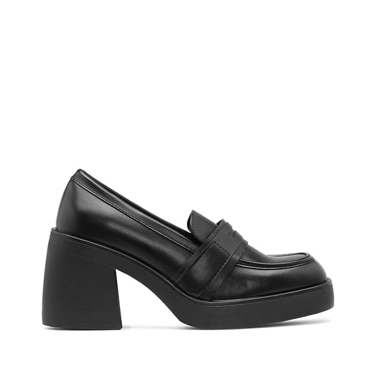 Sapato Salto Alto Mulher Pele Preto
