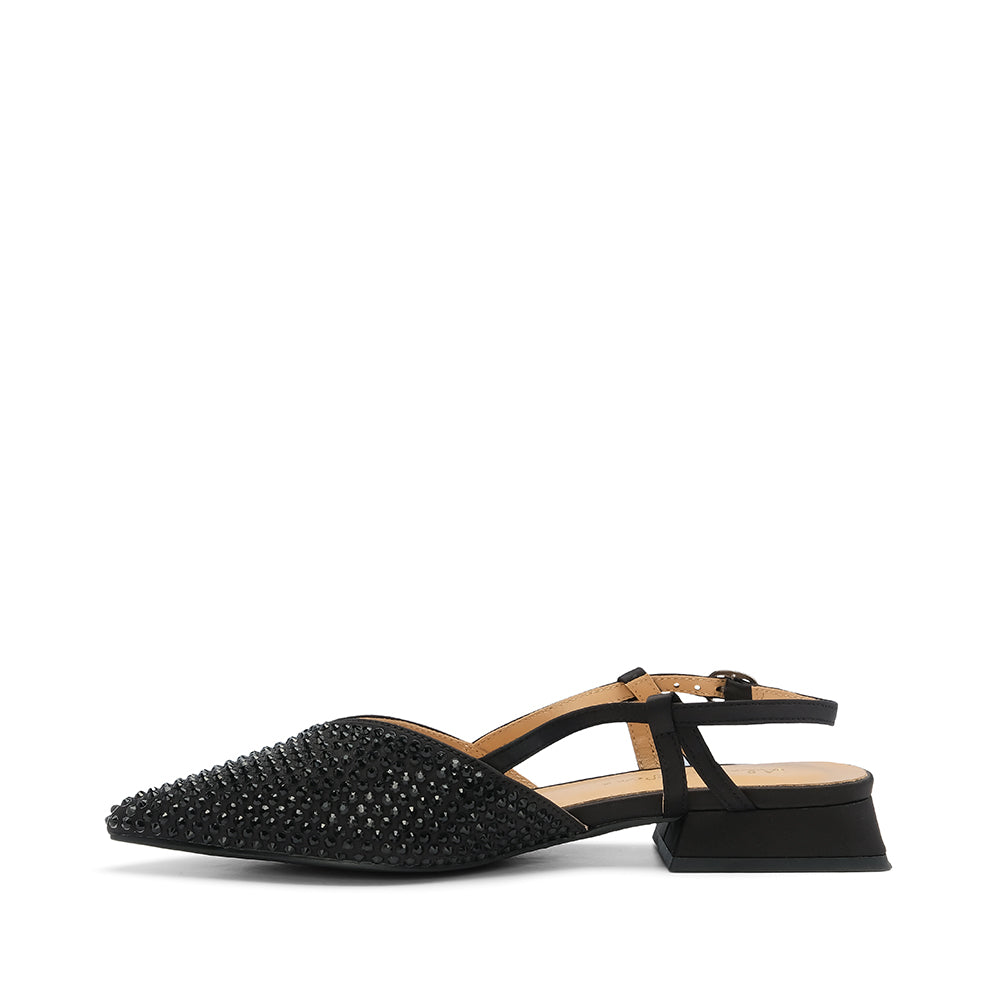 Sapato Salto Raso Mulher Fantasia Preto
