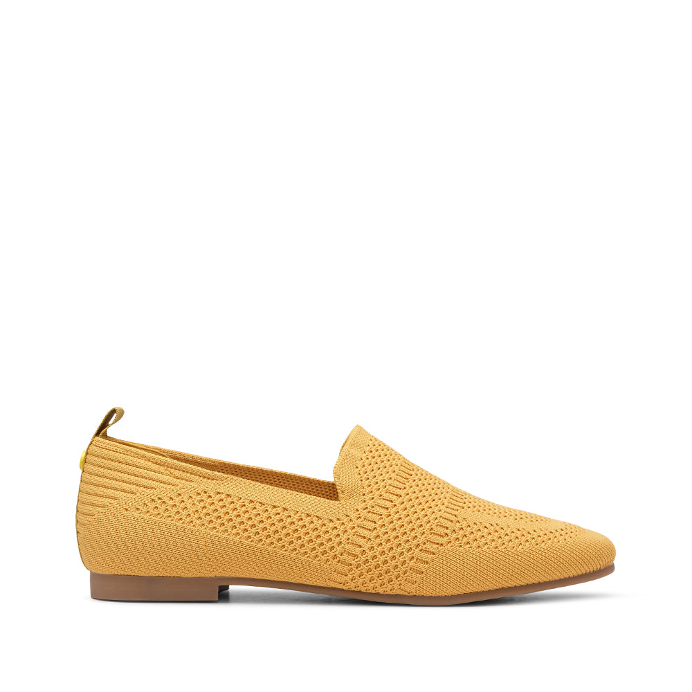 Sapato Sabrinas Mulher Têxtil Amarelo