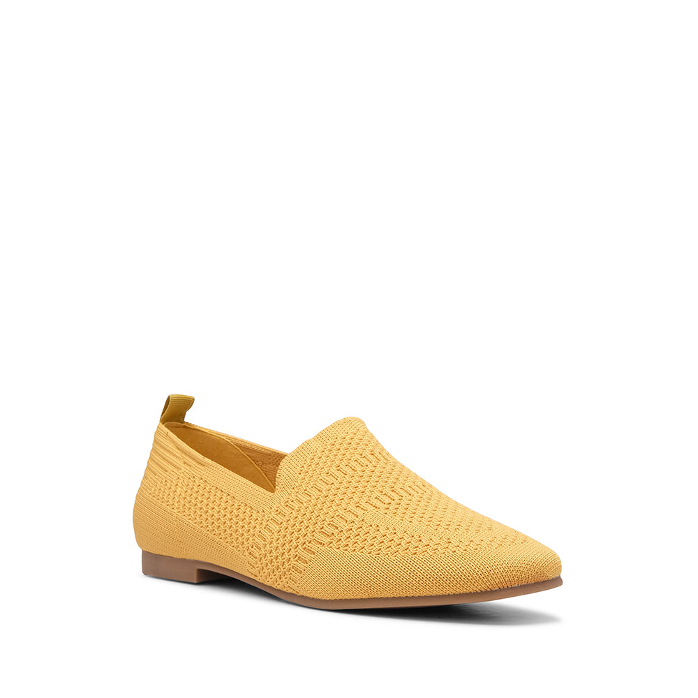 Sapato Sabrinas Mulher Têxtil Amarelo