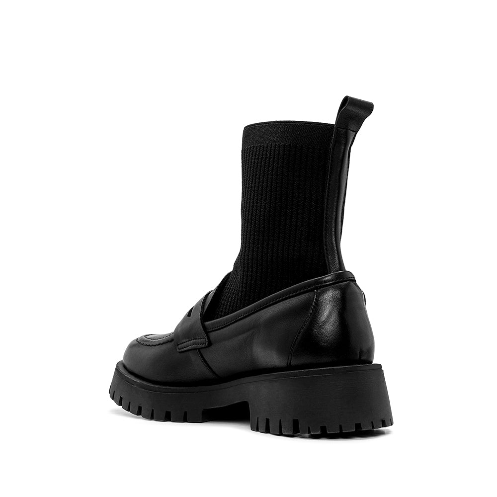 Sapato Mocassim Mulher Pele Preto