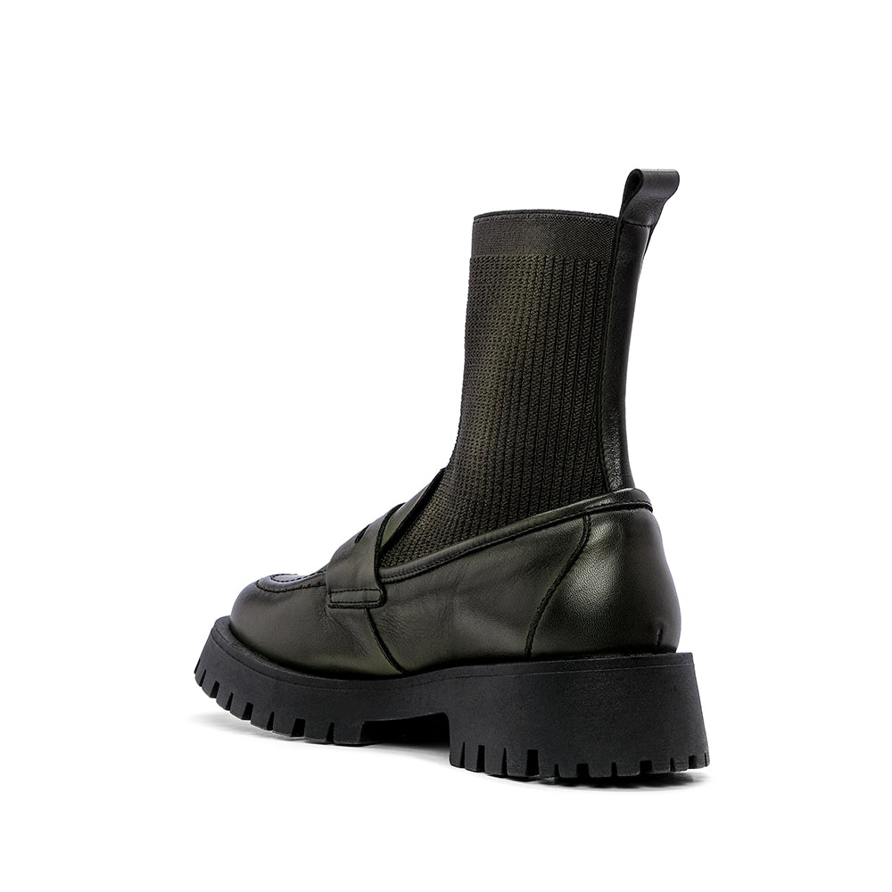 Sapato Mocassim Mulher Pele Verde