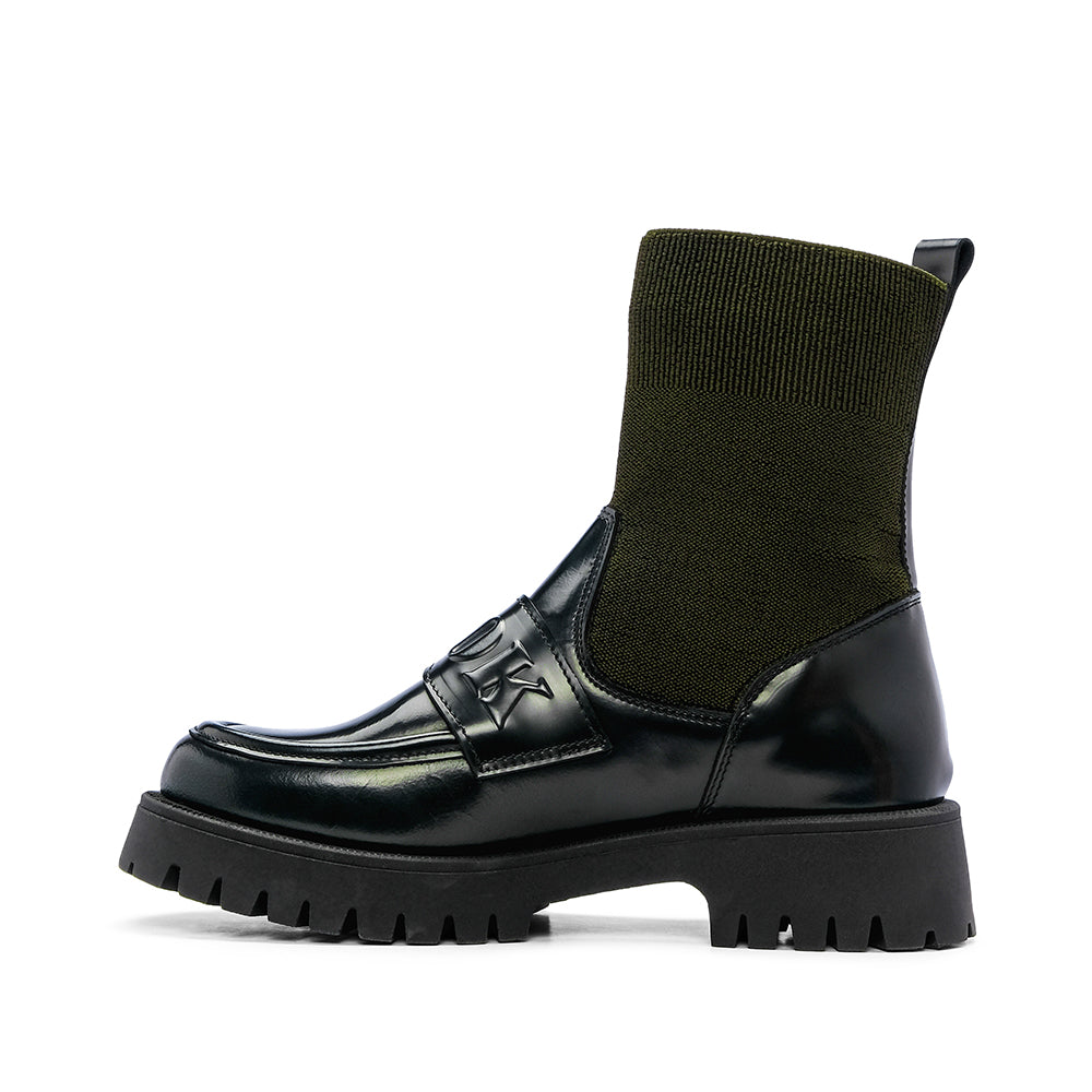 Sapato Mocassim Mulher Polido Verde