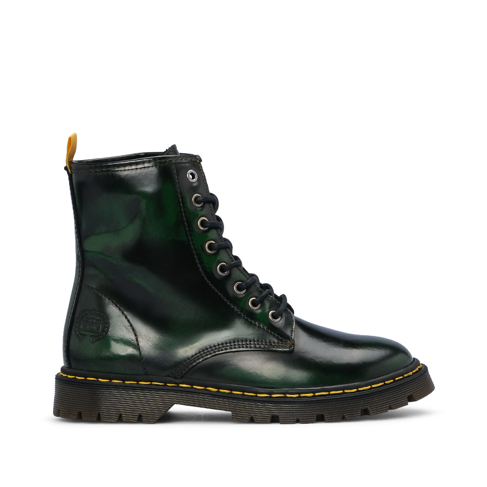 Botim Militar Mulher Polido Verde