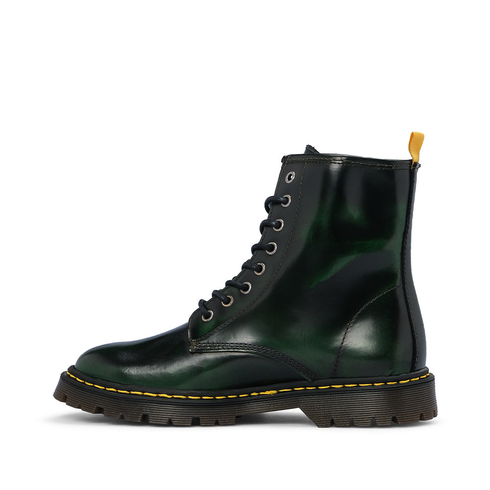 Botim Militar Mulher Polido Verde