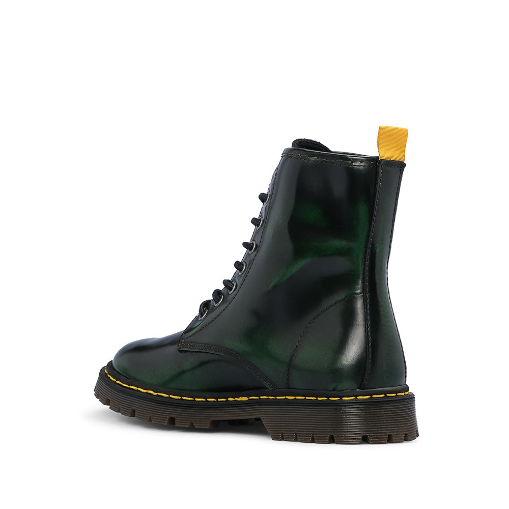Botim Militar Mulher Polido Verde