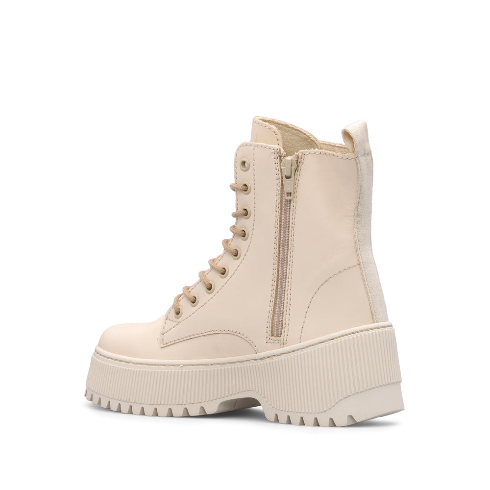 Botim Militar Mulher Pele Bege