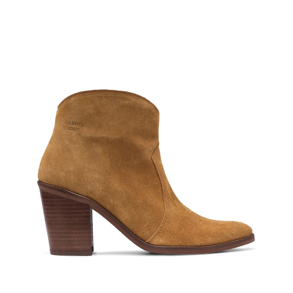 Botim Texana Mulher Camurça Camel