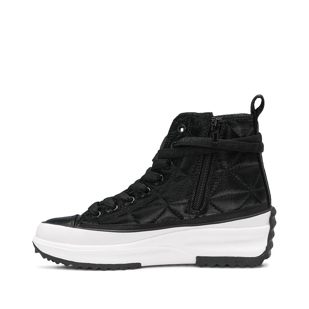 Sapatilha Casual com Plataforma Mulher Preto