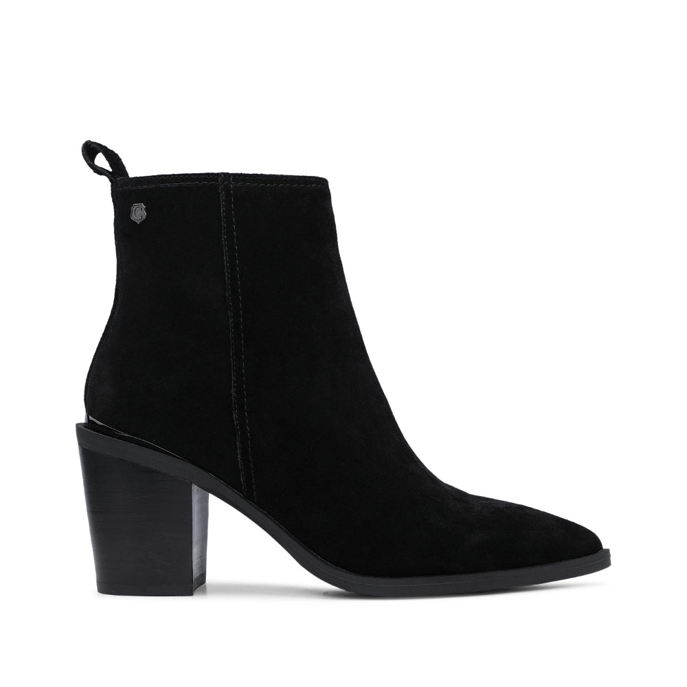 Bota Clássico Mulher Camurça Preto