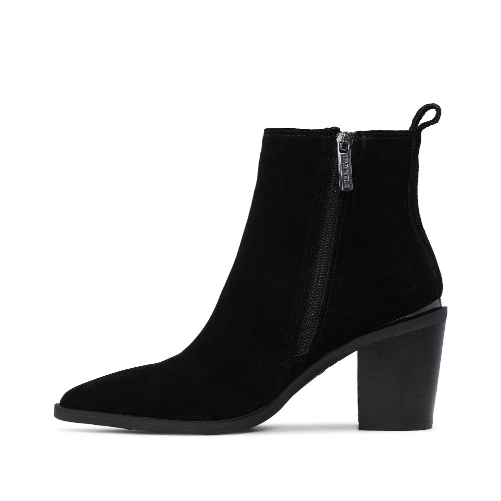 Bota Clássico Mulher Camurça Preto