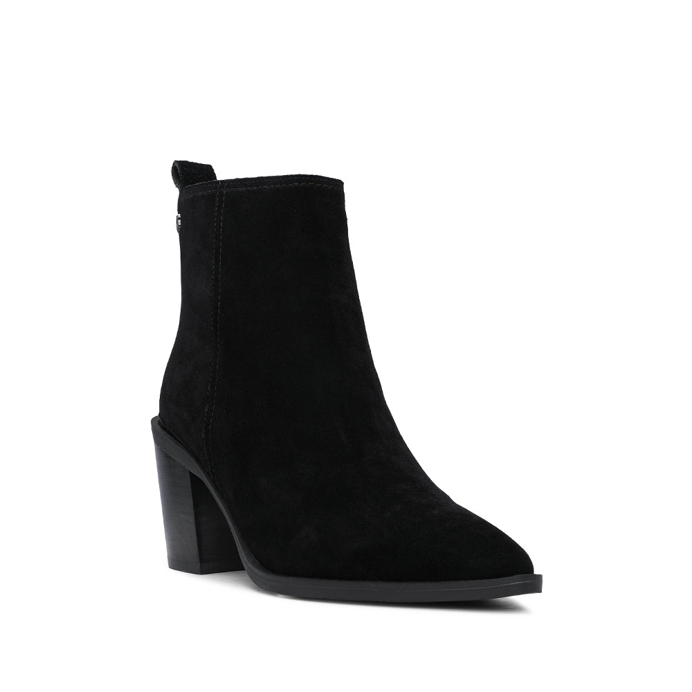 Bota Clássico Mulher Camurça Preto