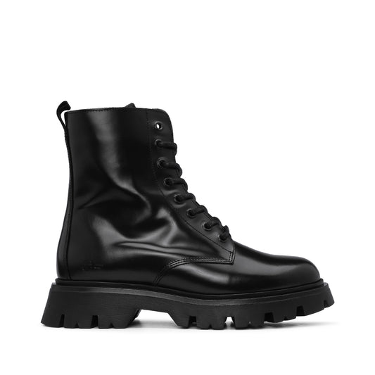 Botim Casual Mulher Polido Preto