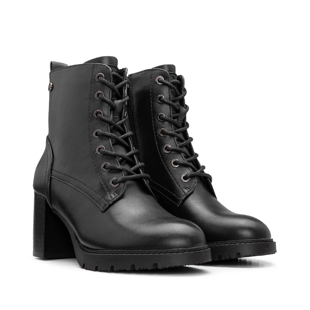 Botim Salto Alto Mulher Preto