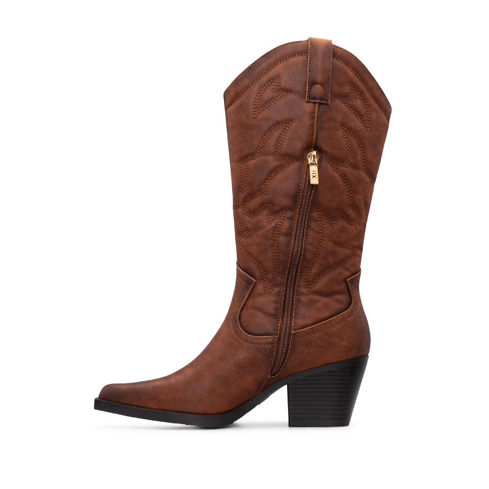 Bota Texana Mulher Camel