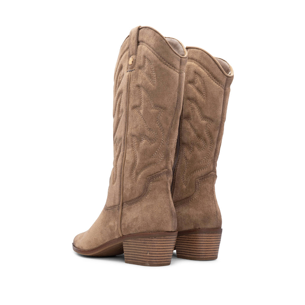 Bota Texana Mulher Bege
